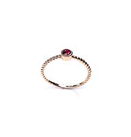 Anello Stocco Gioielli Donna in Oro rosa Zircone ANS 41 - ANS 41